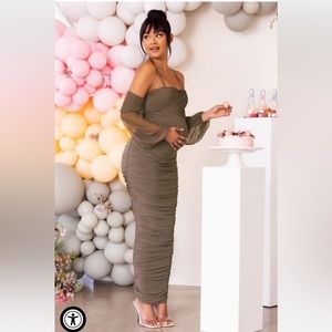 CLUB L LONDON MATERNITY DRESS